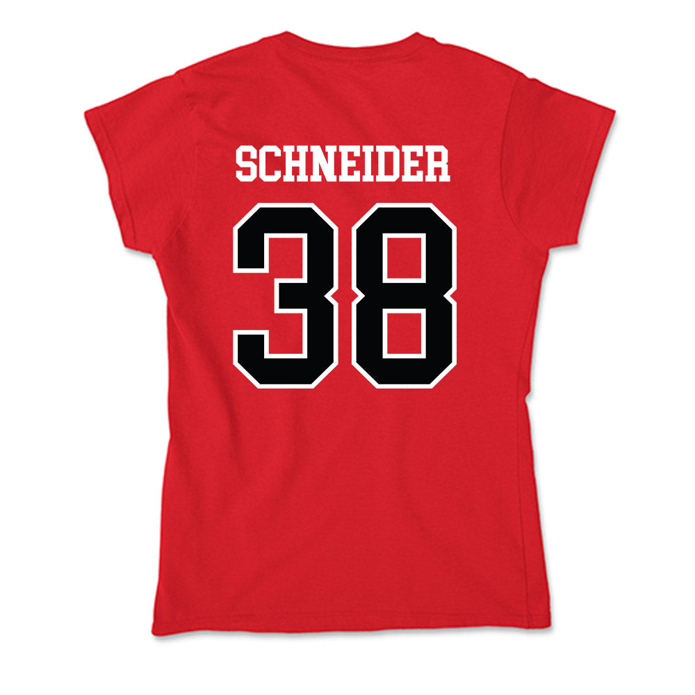 UCM - NCAA Football : Brennan Schneider - Soft Style Women’s T-Shirt-1