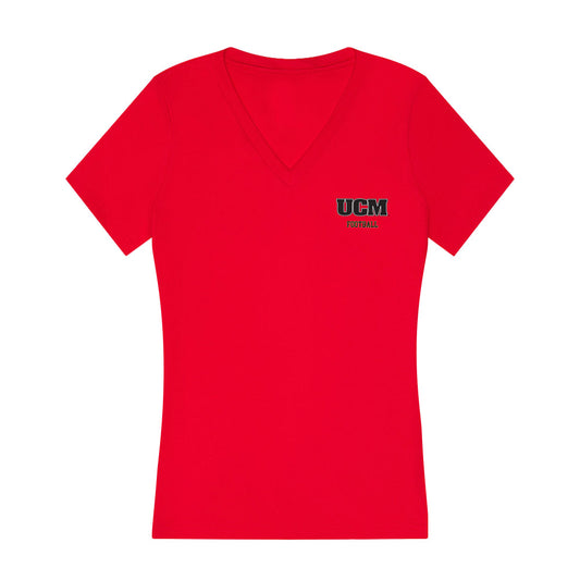 UCM - NCAA Football : Maddox Waters - Women's V-Neck T-Shirt-0