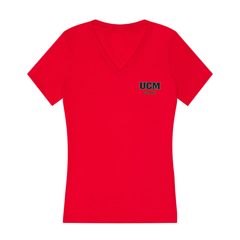 UCM - NCAA Football : Barrett Disselhorst - Women's V-Neck T-Shirt-0