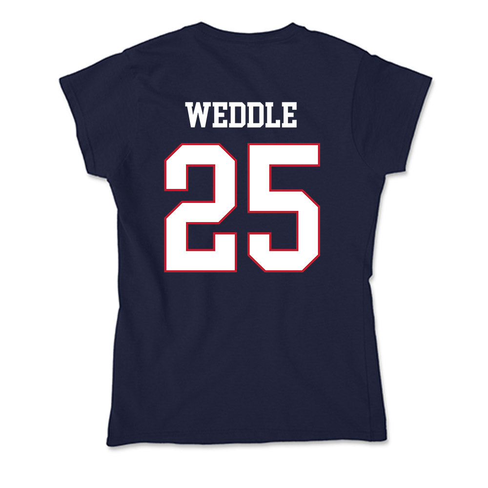 RSU - NCAA Baseball : Dylan Weddle - Soft Style Women’s T-Shirt-1