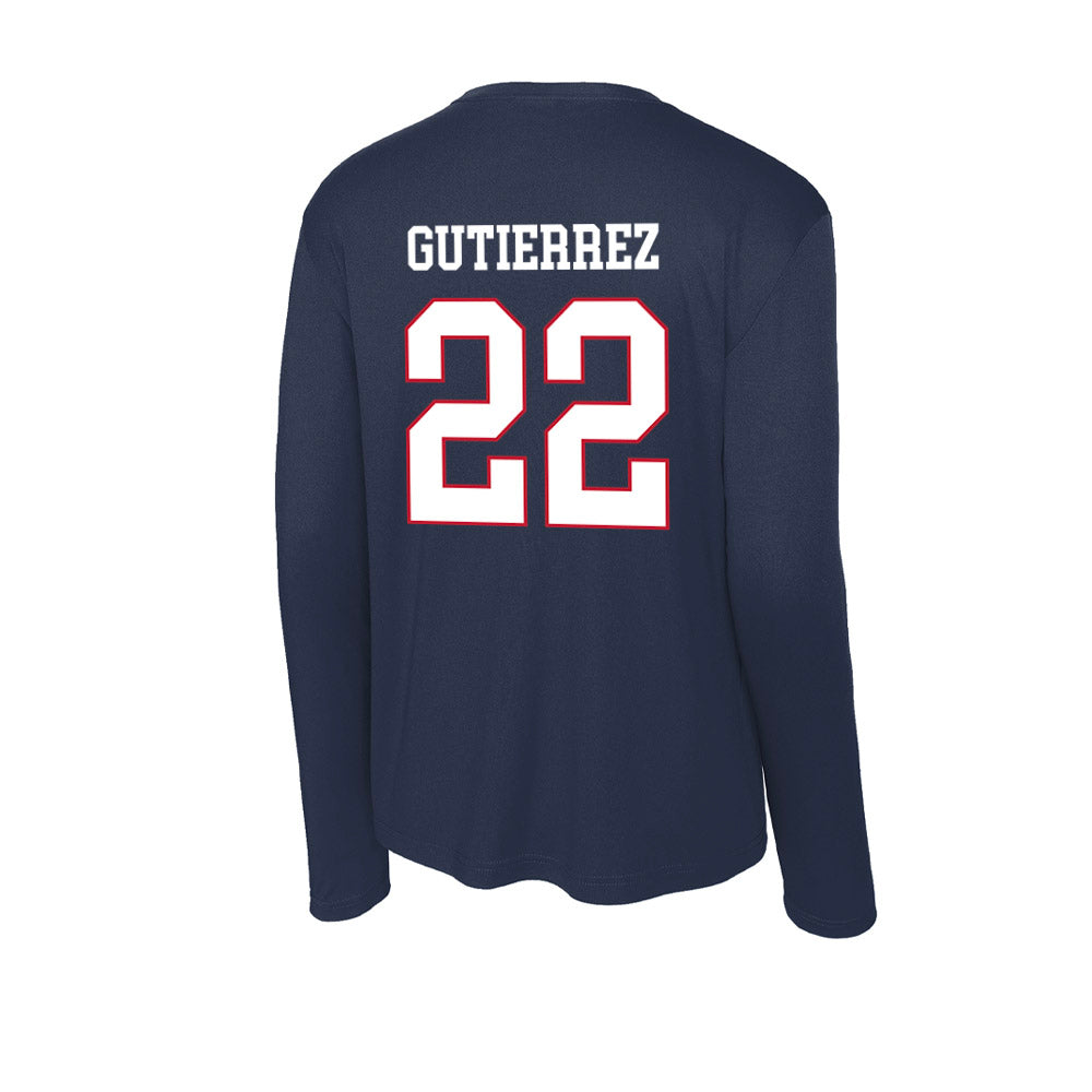 RSU - NCAA Baseball : Nathan Gutierrez - Activewear Long Sleeve T-Shirt-1