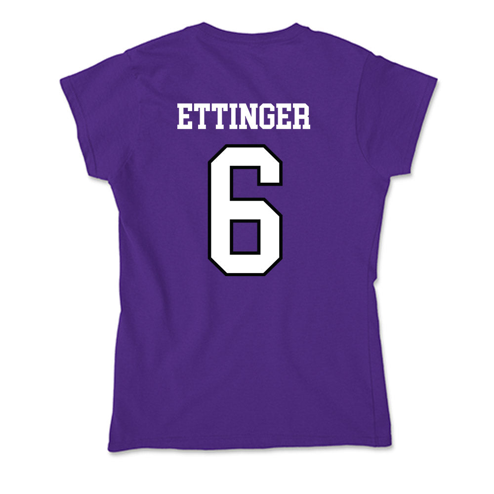 Lipscomb - NCAA Softball : Aubri Ettinger - Soft Style Women’s T-Shirt-1