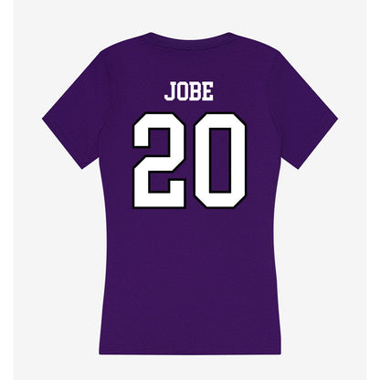 Lipscomb - NCAA Softball : Kyla Jobe - Women's V-Neck T-Shirt-1