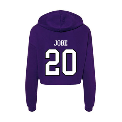 Lipscomb - NCAA Softball : Kyla Jobe - Women's Crop Fleece Hoodie-1