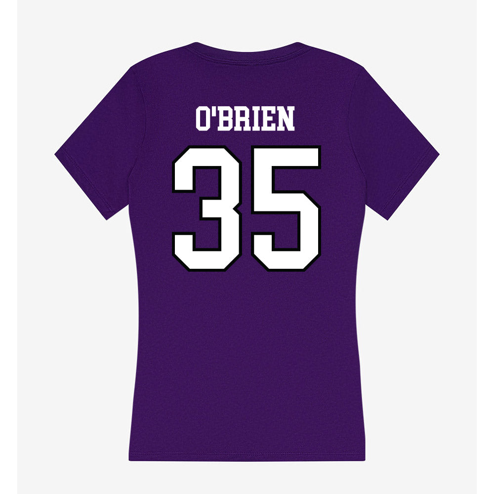 Lipscomb - NCAA Baseball : Cole O'Brien - Women's V-Neck T-Shirt-1