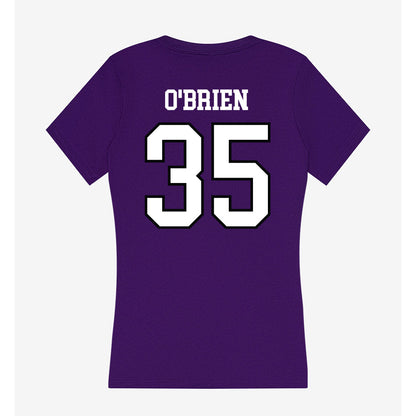 Lipscomb - NCAA Baseball : Cole O'Brien - Women's V-Neck T-Shirt-1