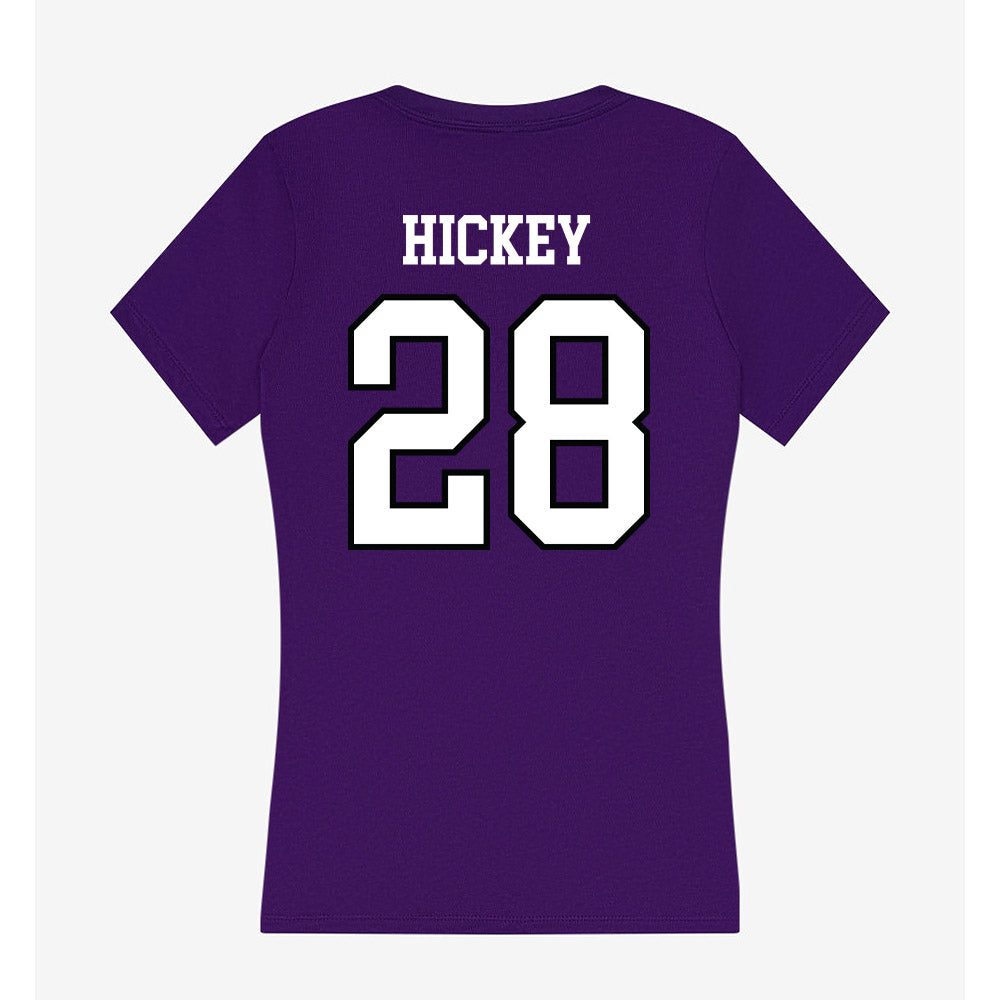 Lipscomb - NCAA Softball : Madelyn Hickey - Women's V-Neck T-Shirt-1
