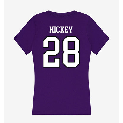 Lipscomb - NCAA Softball : Madelyn Hickey - Women's V-Neck T-Shirt-1