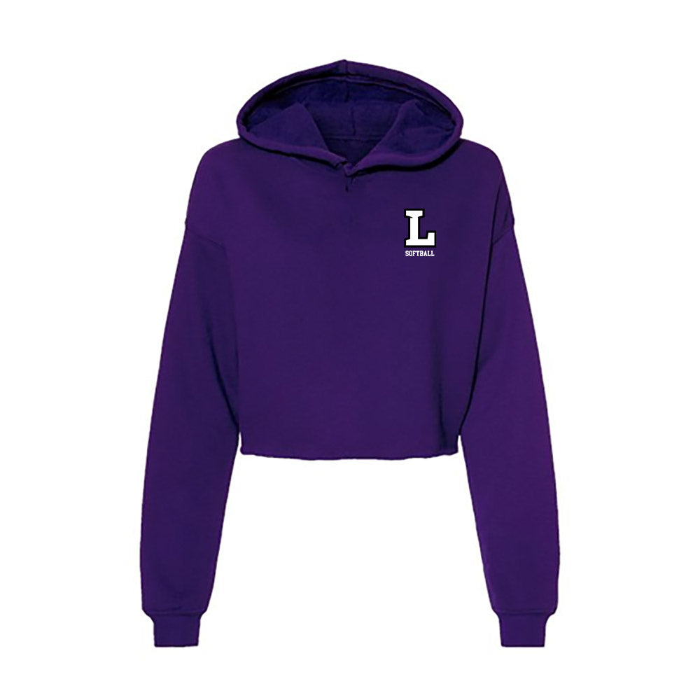 Lipscomb - NCAA Softball : Chloe Ellis - Women's Crop Fleece Hoodie-0
