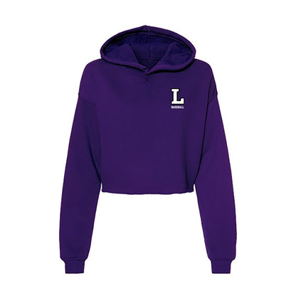 Lipscomb - NCAA Baseball : Blake Carter - Women's Crop Fleece Hoodie-0