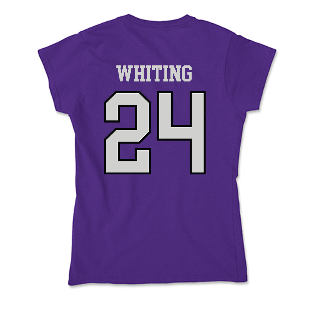 Weber - NCAA Men's Basketball : Jace Whiting - Soft Style Women’s T-Shirt-1