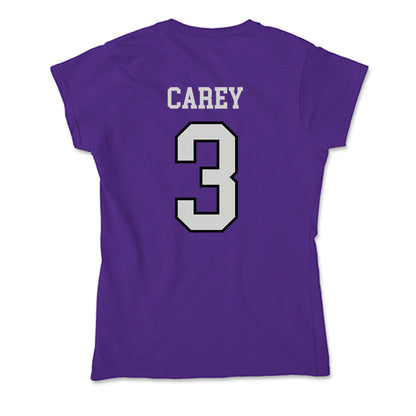 Weber - NCAA Football : BJ Carey - Soft Style Women’s T-Shirt-1