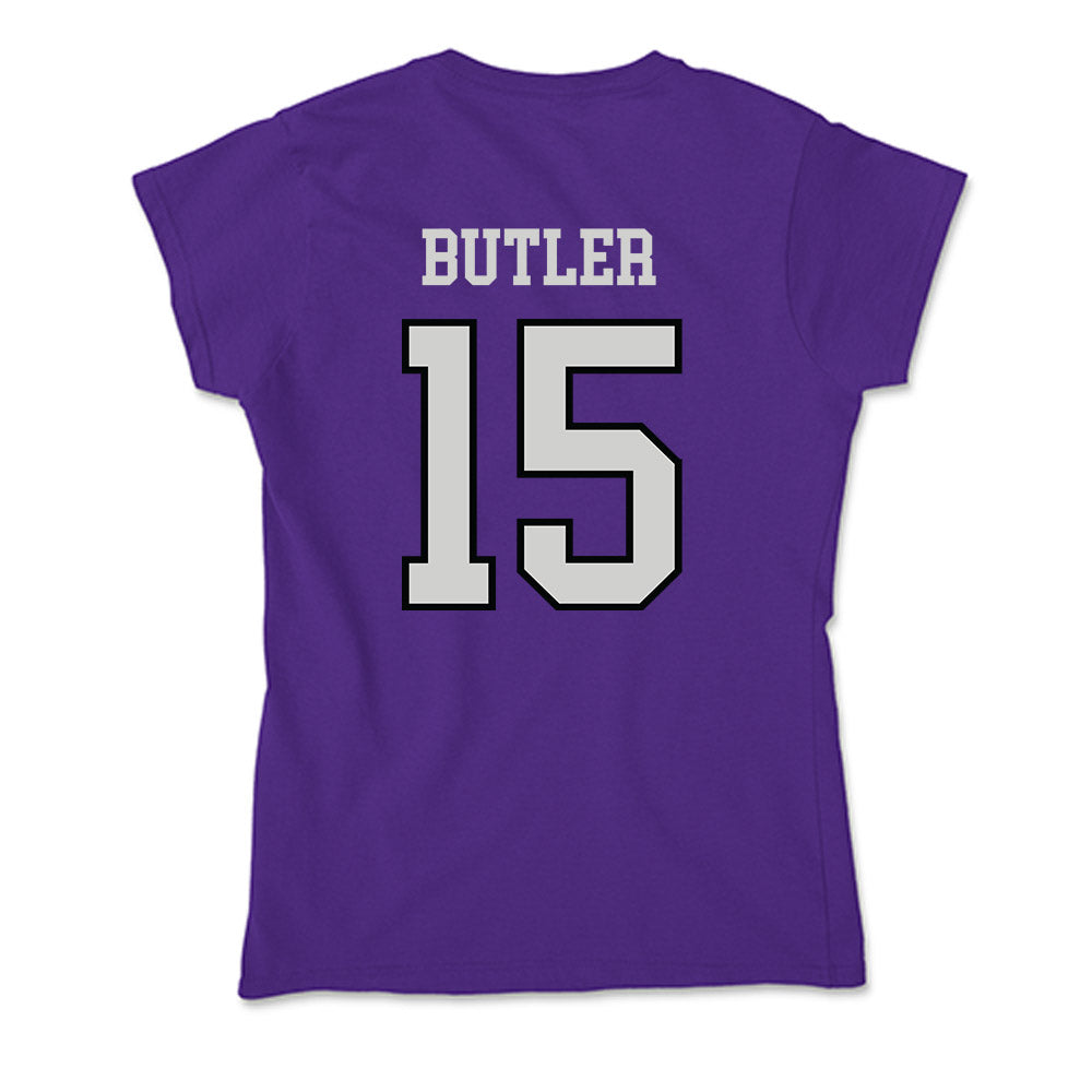 Weber - NCAA Football : Clarence Butler - Soft Style Women’s T-Shirt-1