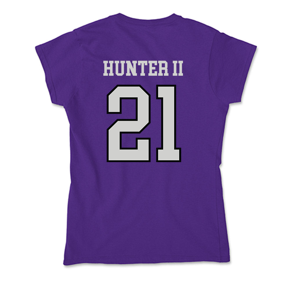 Weber - NCAA Football : Pierre Hunter II - Soft Style Women’s T-Shirt-1