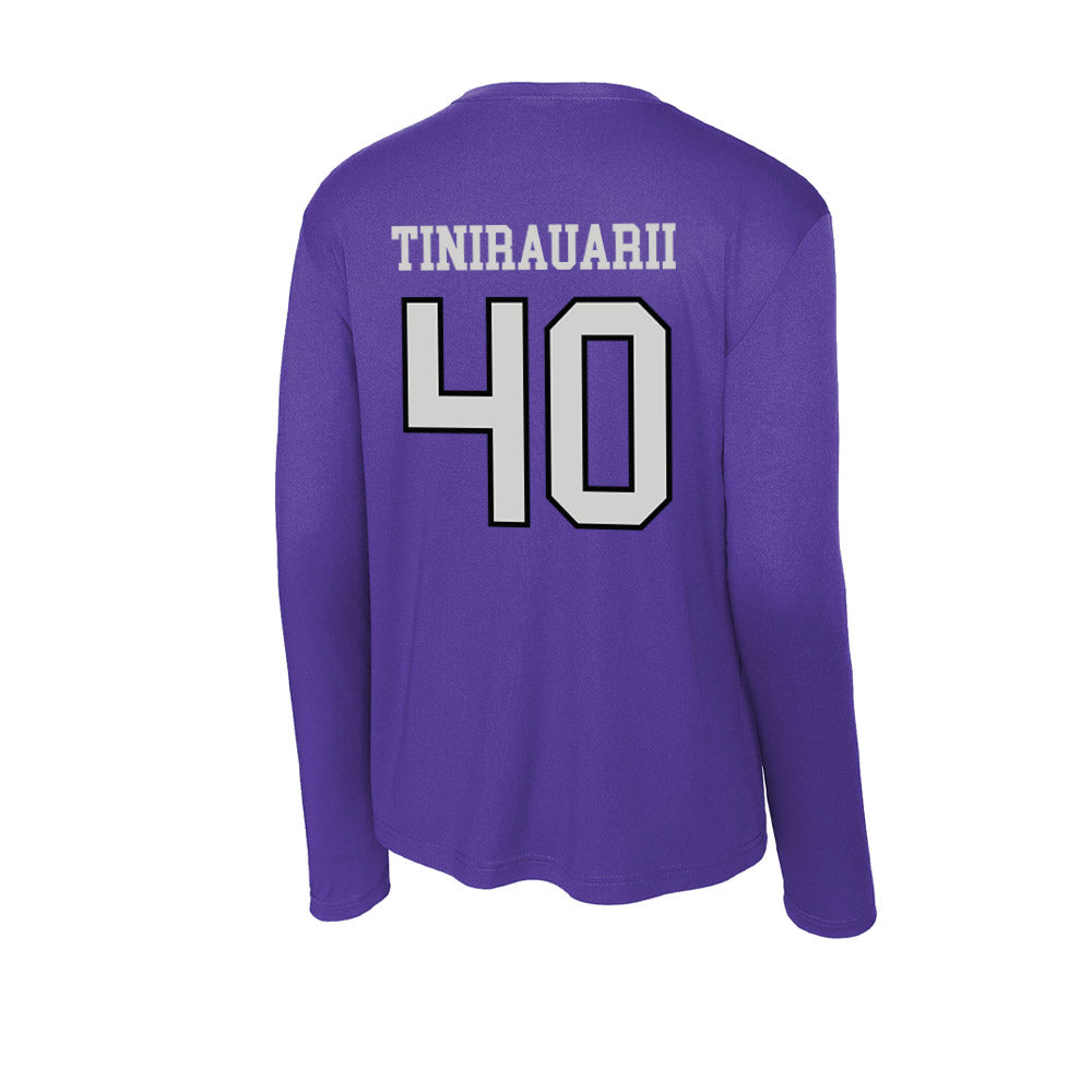 Weber - NCAA Football : Raimoana Tinirauarii - Activewear Long Sleeve T-Shirt-1