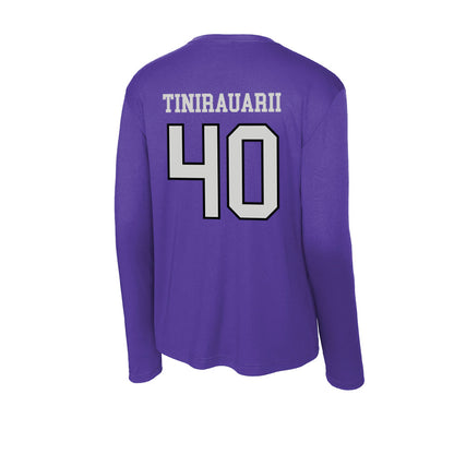 Weber - NCAA Football : Raimoana Tinirauarii - Activewear Long Sleeve T-Shirt-1
