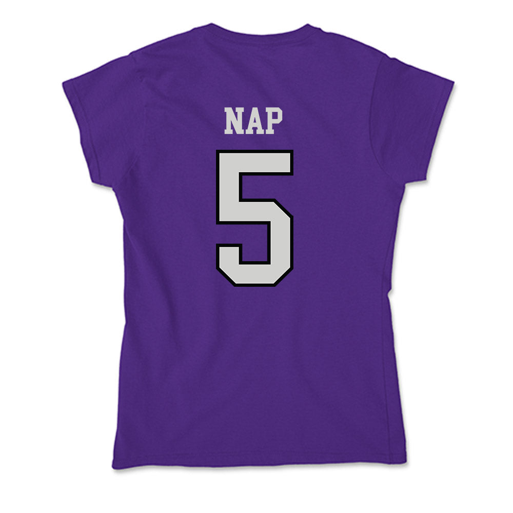 Weber - NCAA Women's Basketball : Dakota Nap - Soft Style Women’s T-Shirt-1