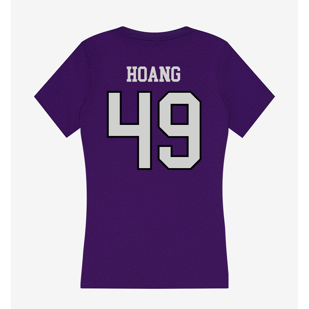 Weber - NCAA Football : Thien Hoang - Women's V-Neck T-Shirt-1