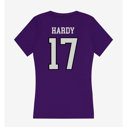Weber - NCAA Football : Joshua Hardy - Women's V-Neck T-Shirt-1