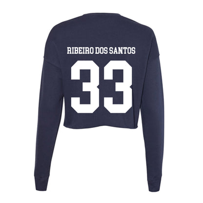 UWF - NCAA Men's Soccer : Joao Gabriel Ribeiro dos Santos - Women's Cropped Crew Fleece-1