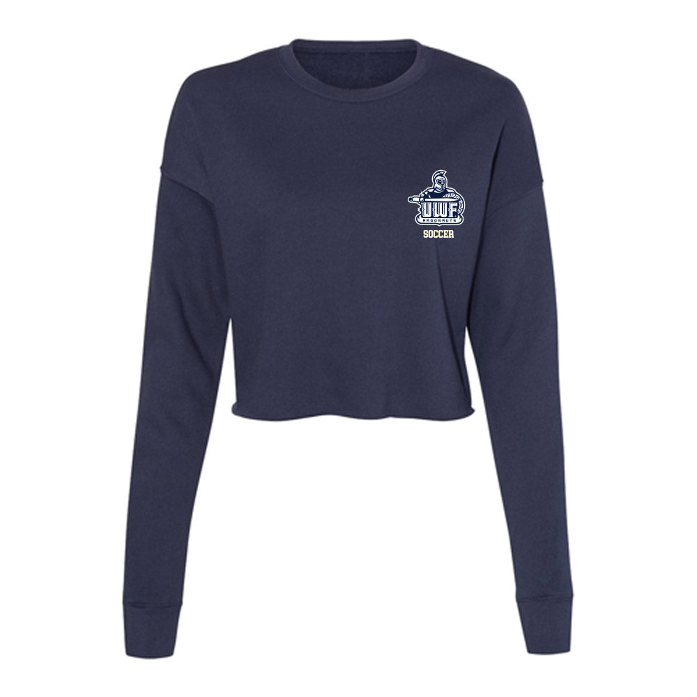 UWF - NCAA Men's Soccer : Joao Gabriel Ribeiro dos Santos - Women's Cropped Crew Fleece-0