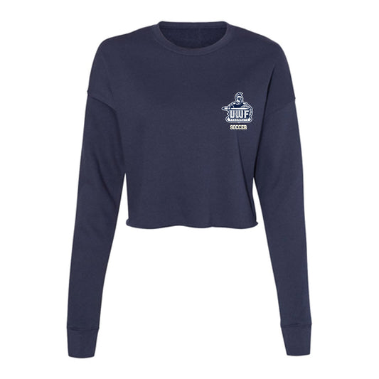UWF - NCAA Men's Soccer : Joao Gabriel Ribeiro dos Santos - Women's Cropped Crew Fleece-0