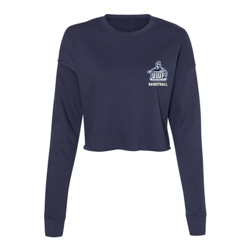 UWF - NCAA Men's Basketball : Tim Hall jr - Women's Cropped Crew Fleece-0