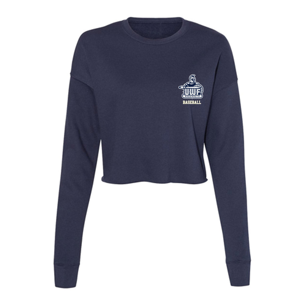 UWF - NCAA Baseball : Zach Nelson - Women's Cropped Crew Fleece-0