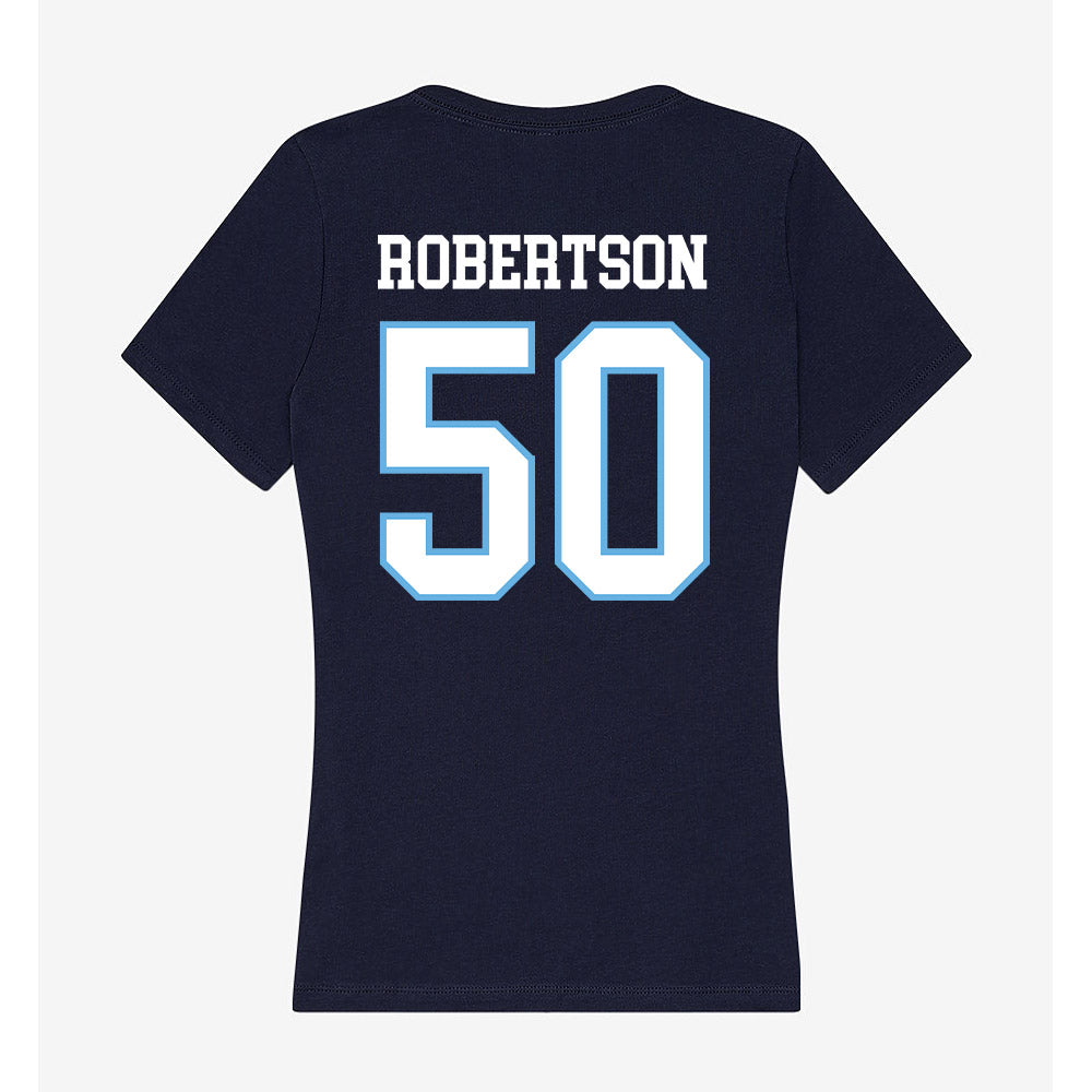 San Diego - NCAA Baseball : Jamie Robertson - Women's V-Neck T-Shirt-1