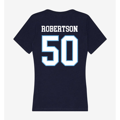 San Diego - NCAA Baseball : Jamie Robertson - Women's V-Neck T-Shirt-1