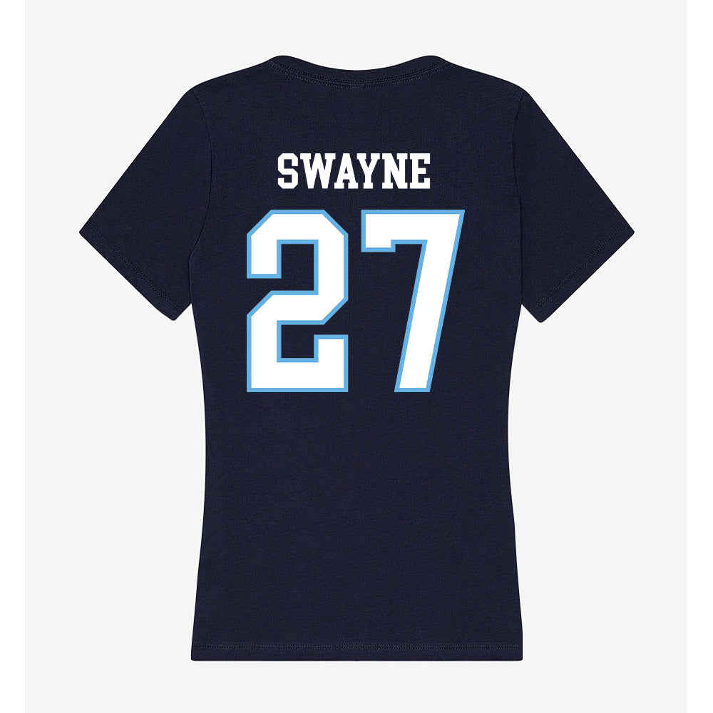 San Diego - NCAA Football : Ezekiel Swayne - Women's V-Neck T-Shirt-1