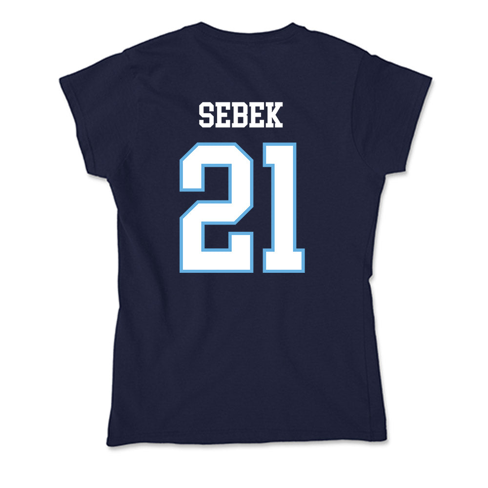 San Diego - NCAA Baseball : Caleb Sebek - Soft Style Women’s T-Shirt-1