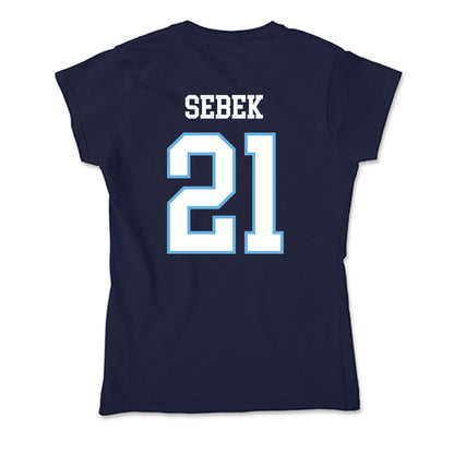 San Diego - NCAA Baseball : Caleb Sebek - Soft Style Women’s T-Shirt-1