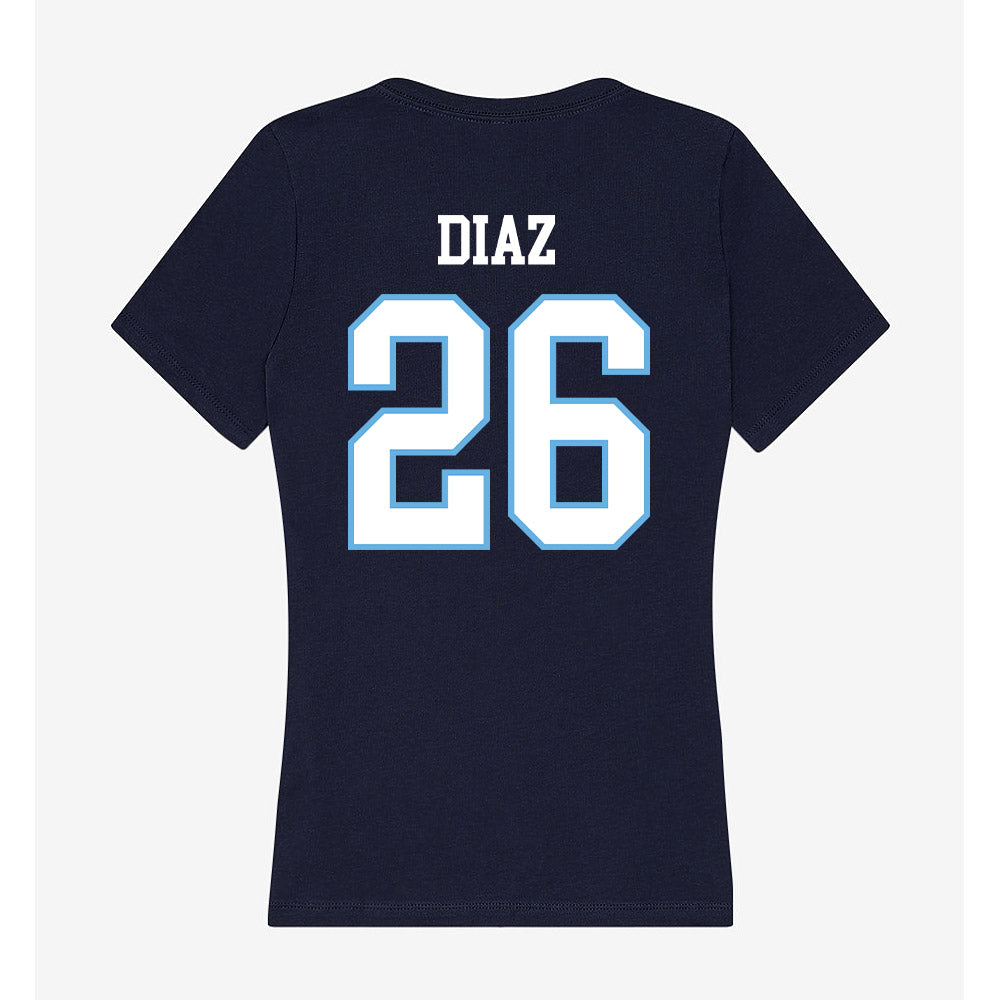 San Diego - NCAA Softball : Abrielle Diaz - Women's V-Neck T-Shirt-1