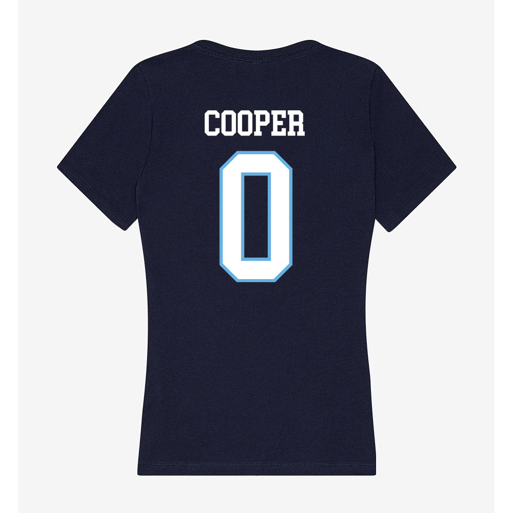 San Diego - NCAA Football : Malachi Cooper - Women's V-Neck T-Shirt-1