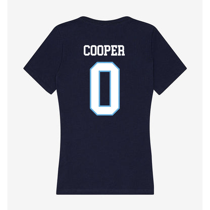 San Diego - NCAA Football : Malachi Cooper - Women's V-Neck T-Shirt-1