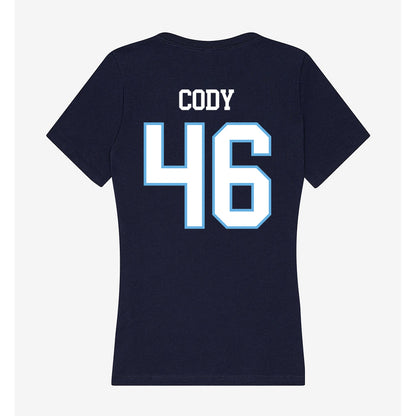 San Diego - NCAA Baseball : Hayden Cody - Women's V-Neck T-Shirt-1