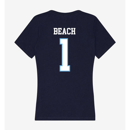 San Diego - NCAA Women's Volleyball : Neomi Beach - Women's V-Neck T-Shirt-1