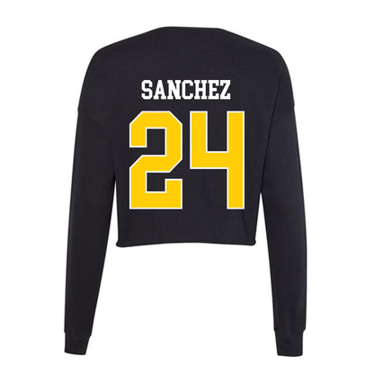 Rollins - NCAA Baseball : Jordan Sanchez - Women's Cropped Crew Fleece-1