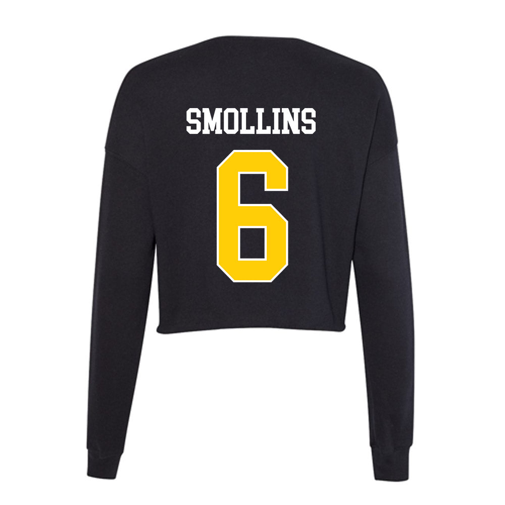 Rollins - NCAA Baseball : Aaron Smollins - Women's Cropped Crew Fleece-1