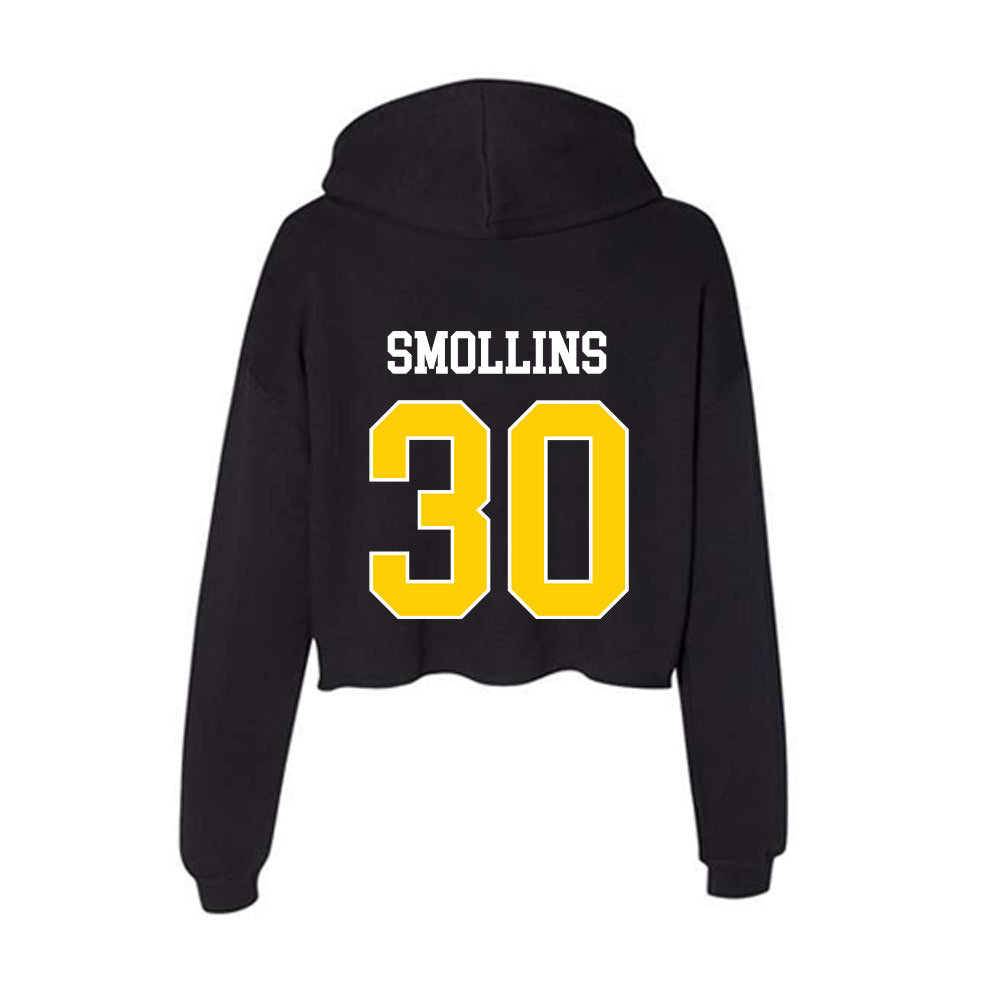 Rollins - NCAA Baseball : Aaron Smollins - Women's Crop Fleece Hoodie-1