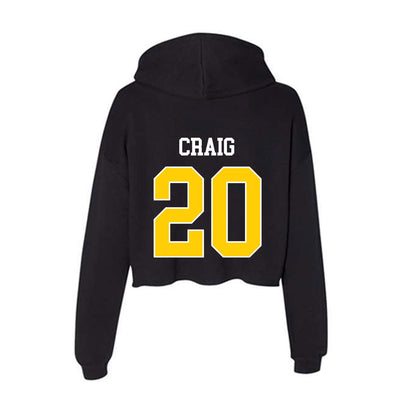 Rollins - NCAA Women's Basketball : Grace Craig - Women's Crop Fleece Hoodie-1