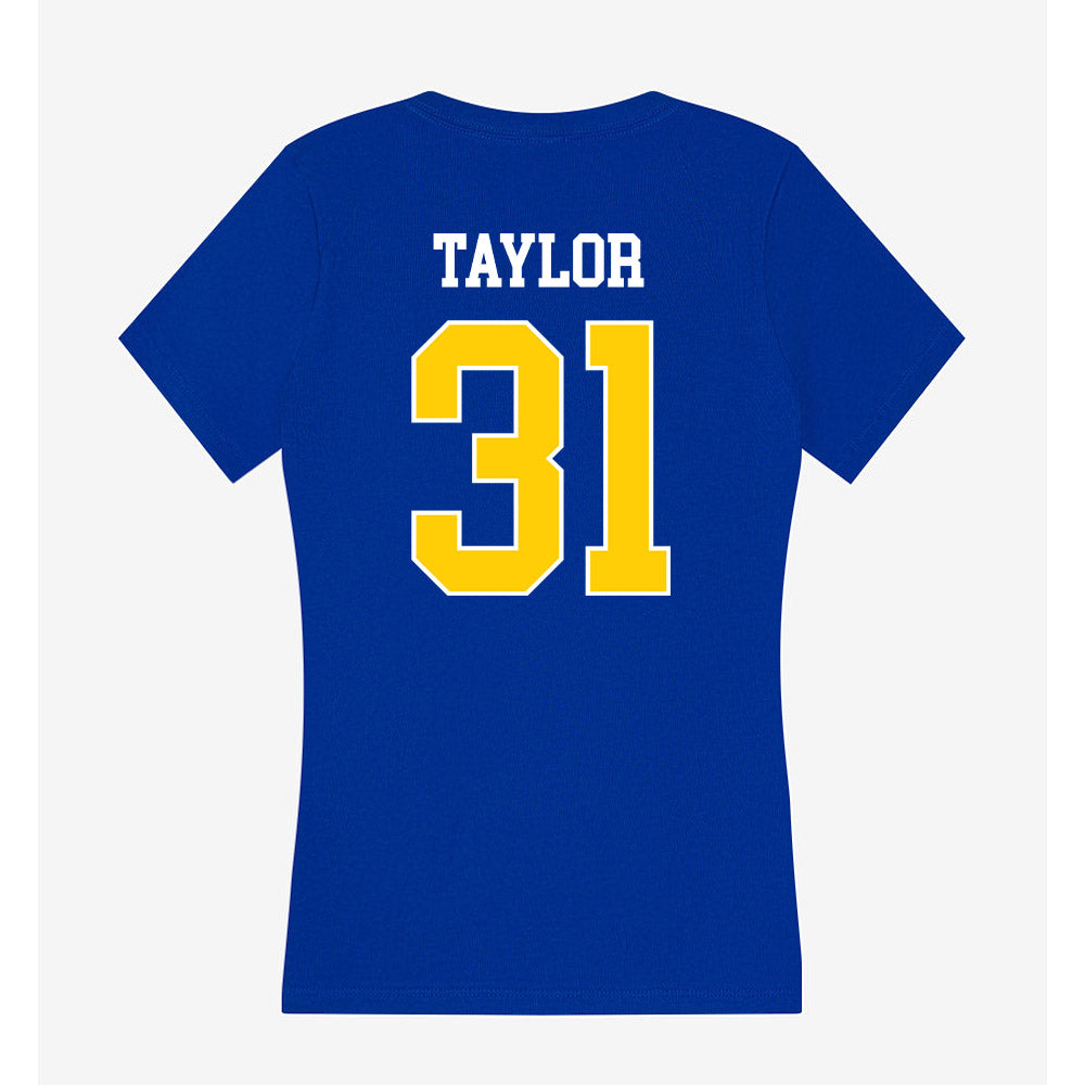 Rollins - NCAA Baseball : Ryan Taylor - Women's V-Neck T-Shirt-1