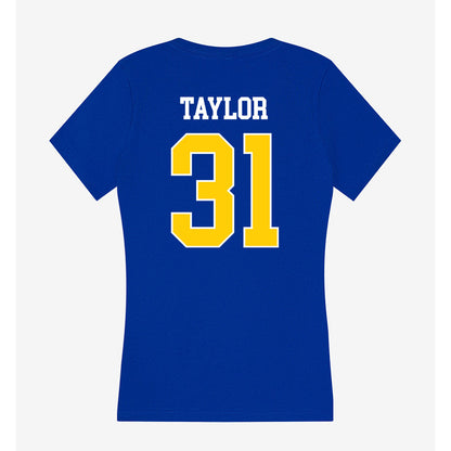 Rollins - NCAA Baseball : Ryan Taylor - Women's V-Neck T-Shirt-1
