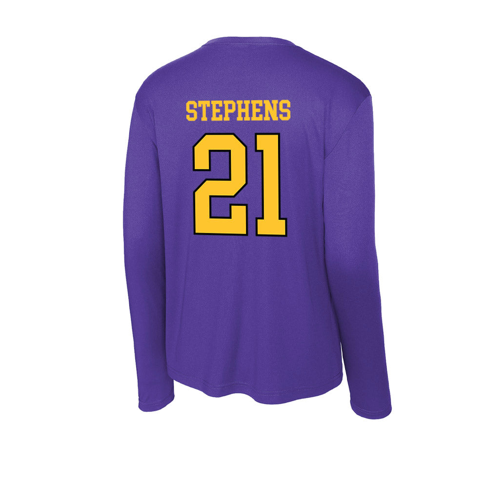 Montevallo - NCAA Men's Basketball : Luke Stephens - Activewear Long Sleeve T-Shirt-1