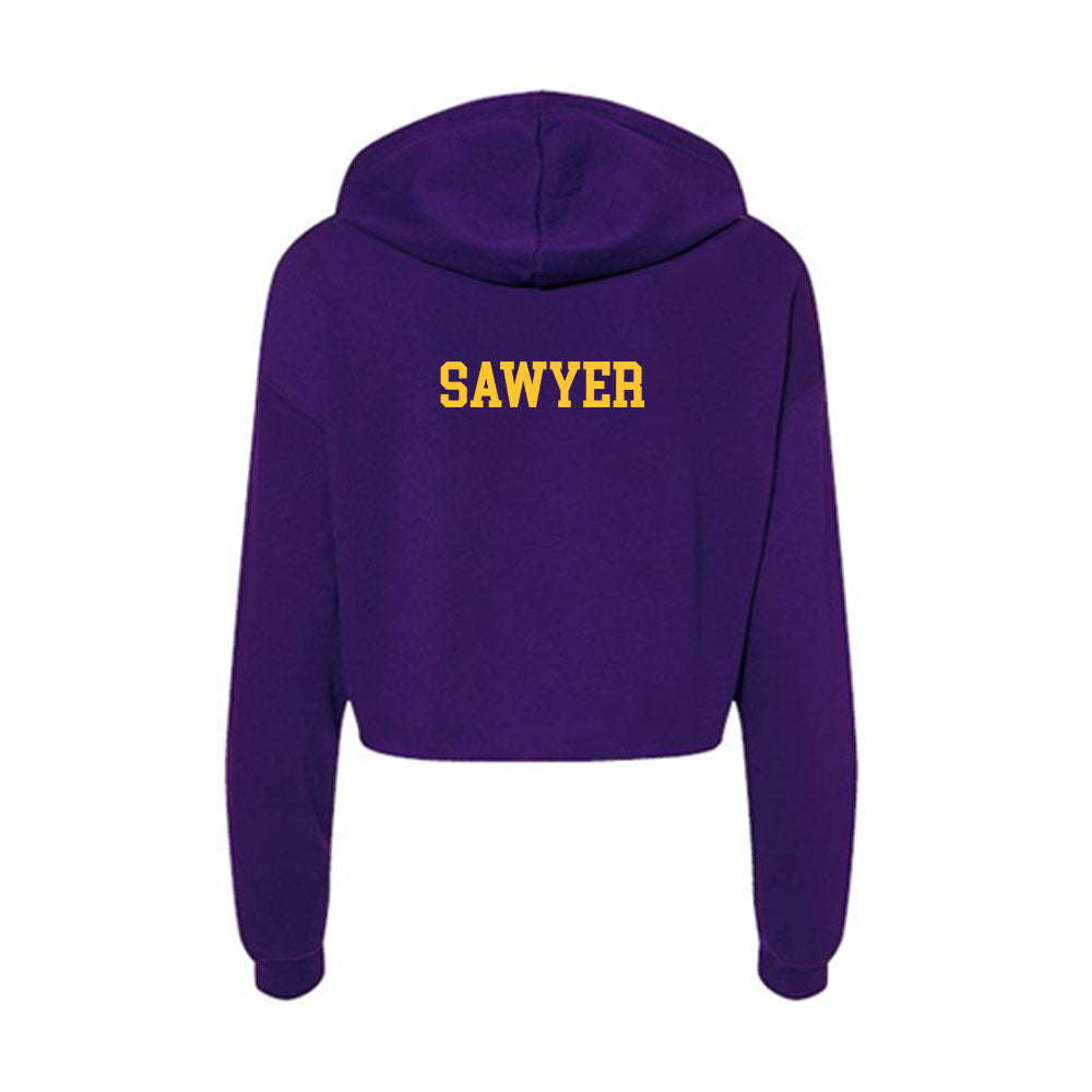 Montevallo - NCAA Women's Swimming & Diving : Addison Sawyer - Women's Crop Fleece Hoodie-1