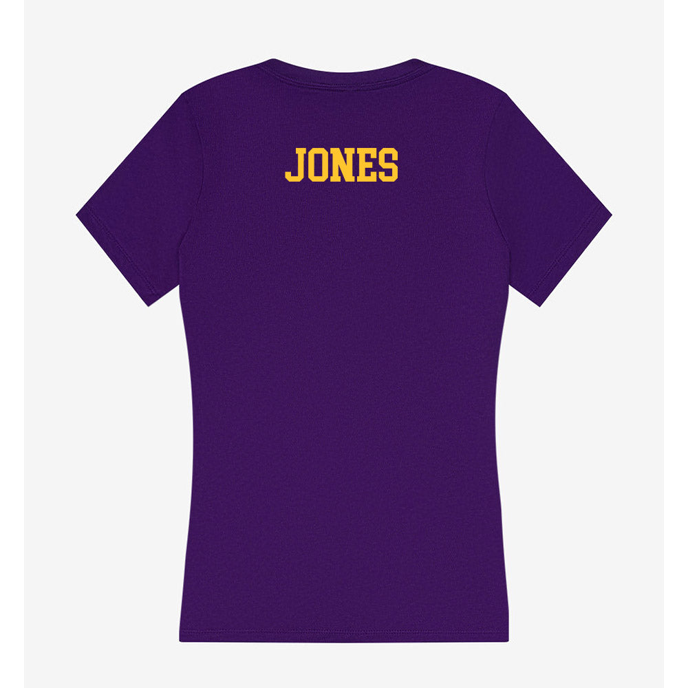 Montevallo - NCAA Men's Track & Field : Stephen Jones - Women's V-Neck T-Shirt-1