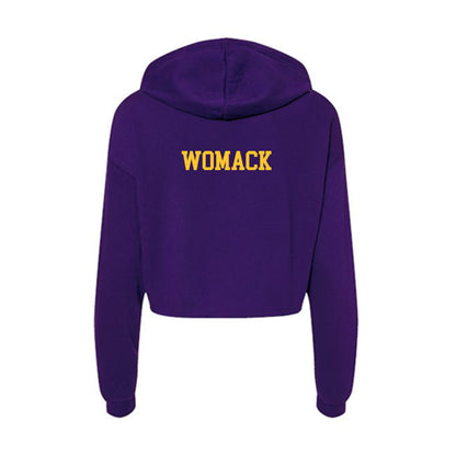 Montevallo - NCAA Men's Track & Field : Walter Womack - Women's Crop Fleece Hoodie-1