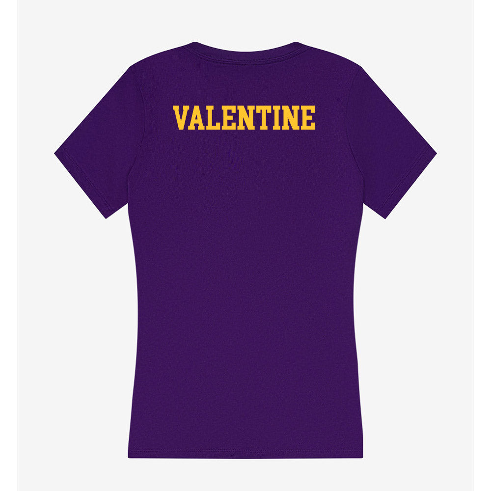 Montevallo - NCAA Women's Cross Country : Alexis Valentine - Women's V-Neck T-Shirt-1