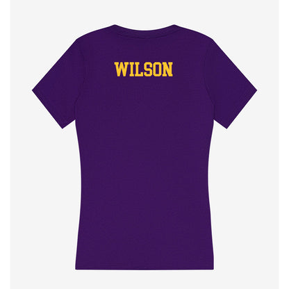 Montevallo - NCAA Women's Track & Field : Elizabeth Wilson - Women's V-Neck T-Shirt-1